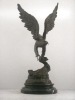 casting bronze sculpture animal eagle statue