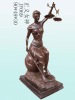 the Goddess of Justice sculpture