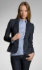 Wholesale Dark grey slim women uniform business suits ST0026
