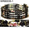 Cloisonne Magnetic Hematite Gemstone Bracelet Necklace Jewelry WR80035-1