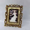 Decorative Flower Pattern Resin Photo Frame
