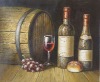 Wholesale 100% Handmade high quality bottle oil painting frame