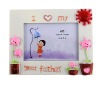 Wholesale plastic photo frame KD525 for Dad