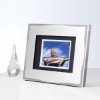 Hot sale chic aluminum picture frame with mount and velvet back
