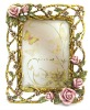 PEWTR ROSE PHOTO FRAME 3.5 * 5''
