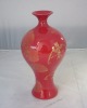 Wholesale Red Ceramic Peach Vase- Porcelain Blood Red Vase