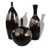 Black porcelain vases supplier