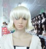 Wholesale Short Cosplay White Human Hair Wig