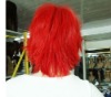 Wholesale Afro Cosplay Red Synthetic Hair Wigs