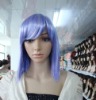 Wholesale Short Straight Cosplay Purple Wigs Hair