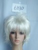 Wholesale Short White Cosplay Synthetic Wig