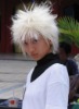 Short White Cosplay Wig Hair
