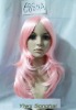 Beautiful Girl's Cosplay Pink Hair Wig
