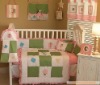 baby crib bedding set especially for girls spring style