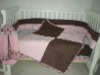 Wholesale crib bedding set suede cotton 9pcs