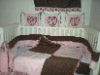 crib bedding set suede cotton 9pcs