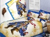 cartoon children bedding set / children bed linen/kids bedding set/crib bedding set