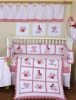 Wholesale baby bedding set_girl and flowers