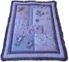 Wholesale purple dream baby girl bedding