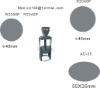round double pad self-inking stamp