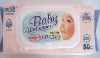 Wholesale HECAI baby wet wipes,high quality cleaning and nursing wet wipes