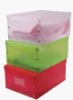 Wholesale Transparent PP plastic foldable storage box