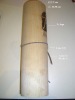 natural cylinder wooden storage box
