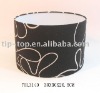 round black lamp shade