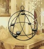 iron ball candle holder
