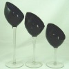 Wholesale glass hurricane candle holders