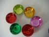 Wholesale glass candle holder with butterfly pattern for spring decoration