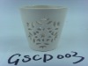 Wholesale ceramic white tealight candle holder