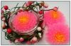Art flower floating candle