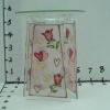 Wholesale home decoration glass candle holder for valentine's gift