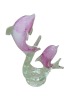 Wholesale Exqusite glass dolphin home decoration