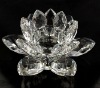 Wholesale home decoration crystal glass candle holder