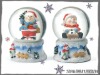 Wholesale YR11S015.016 2011 Lovely Resin Snowman Waterball Christmas Decoration