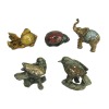Wholesale resin with glass mosaic animal figurine for home decoration