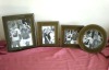 Wholesale 2011 Newest colour glaze glass photo frame for gifts or home decoration