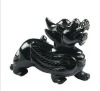 Natural Rock Obsidian Dragon Tortoise Home Decoration