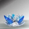 Wholesale preciosa crystal lotus candleholder