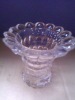 Wholesale Lotus promotion wedding vitreous home decoration art&collectible holidays glass candlesticks