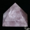Natural Rock Rose Quartz Crystal Pyramid