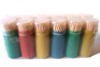 Wholesale plastic jar packed toothpicks