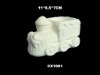 Wholesale bisque ceramic train for decoration