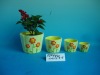 clay flower planter