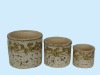 Wholesale Decorated terracotta planters with gray