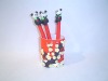 Polymer clay pen panda animal craft(XY017A)