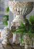Wholesale Antique ancient style pottery home decorative garden decoration (garden decoration)