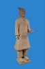 Pure handmade terra-cotta warriors of military officer figures